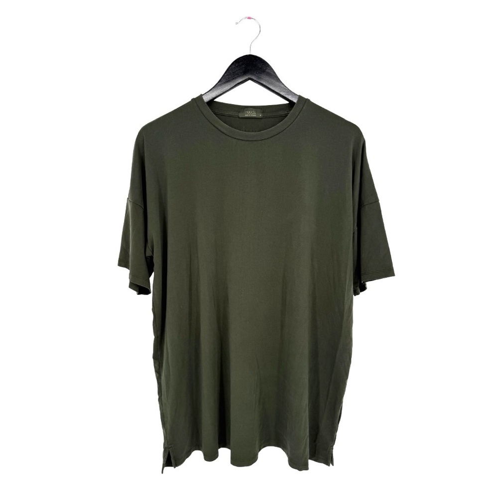 Nuuds FULL SET Original Biker Short and Oversized T-Shirt Darkest Olive‎ Medium - Picture 4 of 14
